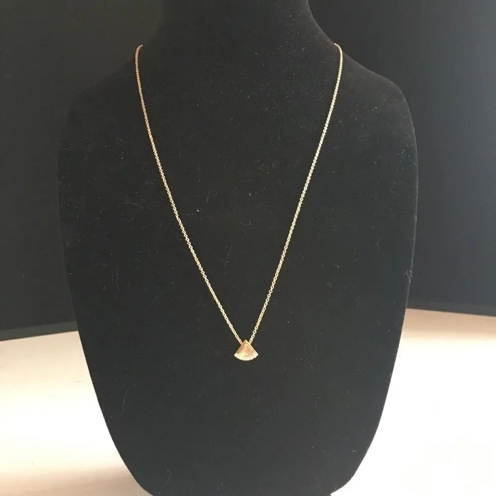Bundle Sale 3 for $15 | "Icing" Gold Tone Necklace Triangle Pendant
